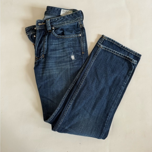 Diesel Larkee Button Fly Distressed Jeans 008RQ Men’s Size 29x30 Pre-owned - Picture 4 of 7